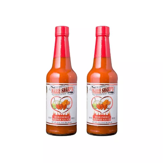 Marie Sharp’s Habanero Hot Sauce - 10-Fluid Ounce for Marinade &... 