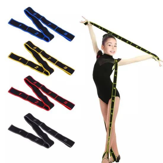 Yoga Resistance Band Latin Dance Elastic Stretching Belt Fitness Exercise