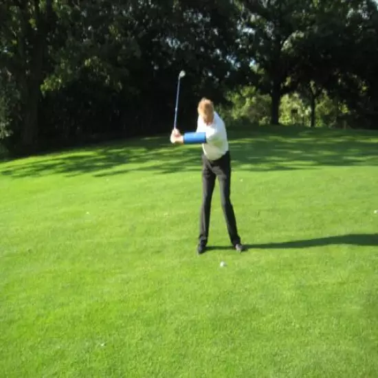 Golf - Bending Your Arm, Get Help From The "Straight Arm"-standard size