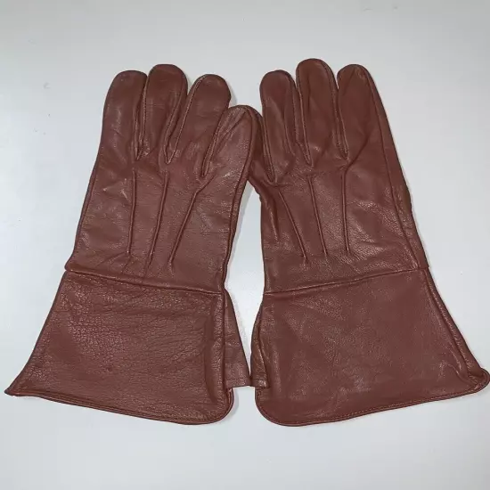 Genuine Leather Medieval Long Cuff Gloves, Made With Original Sheep Skin Leather