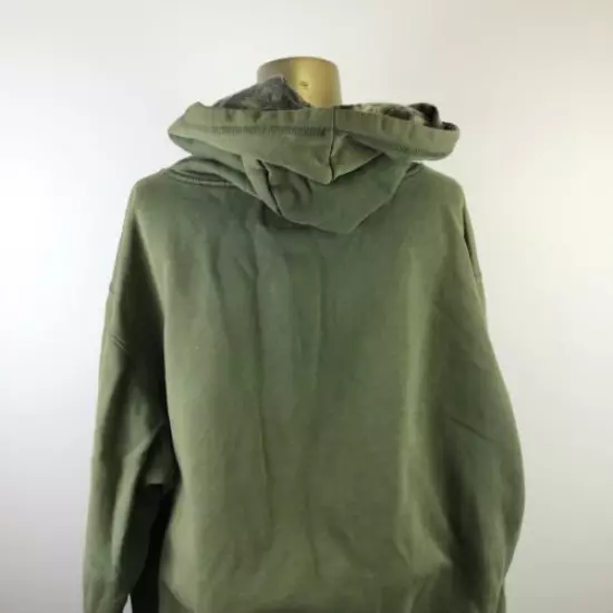 BROWNING Graphic Logo Long Sleeve Green Hooded Sweatshirt Hoodie Men's Size 2XL