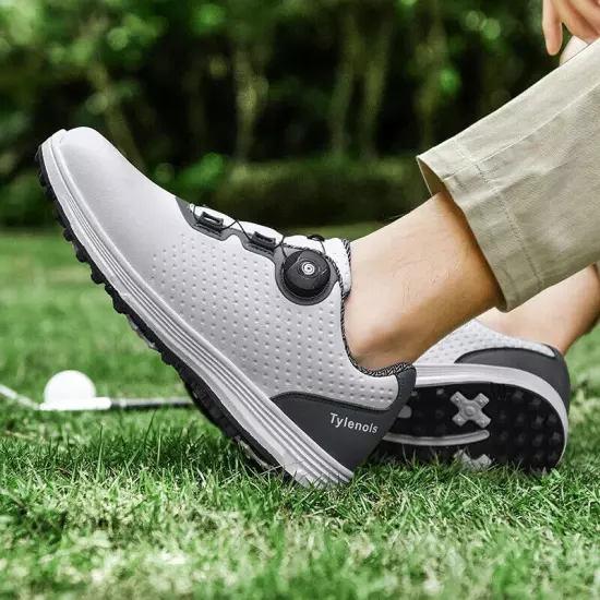 Professional Men's Golf Shoes Waterproof Non-Slip Outdoor Sneakers Walking Shoes