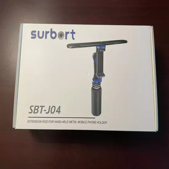 Surbort SBT-J04 Extension Rod For Hand-Held Metal Mobile Holder New in Box!