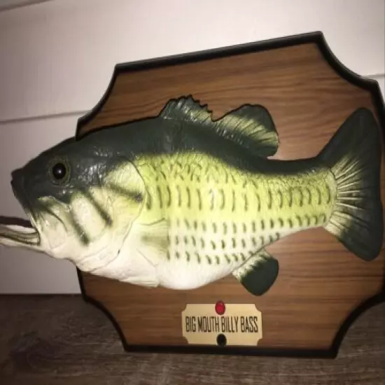 Big Mouth Billy Bass Singing Fish WORKS- Motion Activated