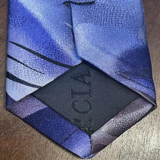 J. Garcia Blue Landscape With Eye Thirty Seven 100% Silk Men’s Neck Tie