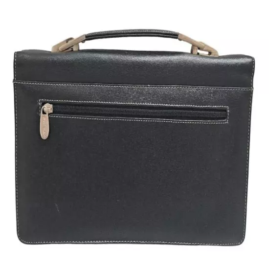 Montblanc Black Leather Small Business Bag/Handbag with Number Lock