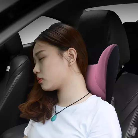 Car Headrest Neck Pillow Waist Pillow Car Seat Back Cushion Auto Lumbar Pillow