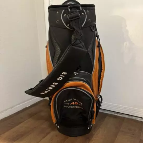 Callaway Big Bertha Palm Valley 45th Invitational Staff Bag Orange/Black