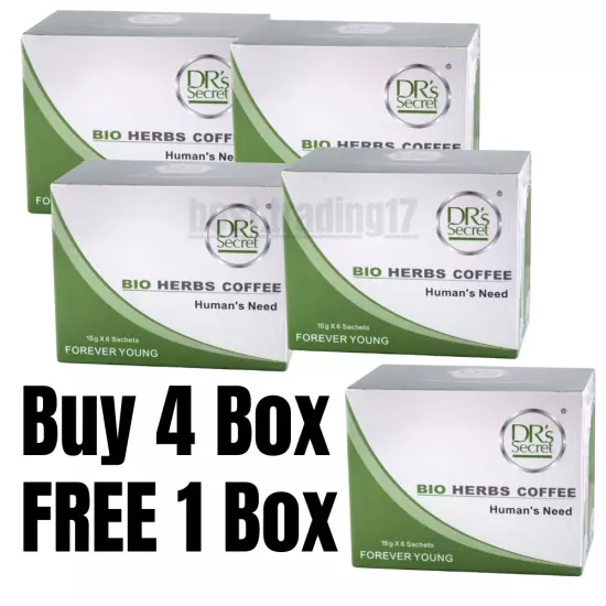 4 BOX + FREE 1 BOX + FREE SHIPPING Instant Coffee Energy for Men Focus