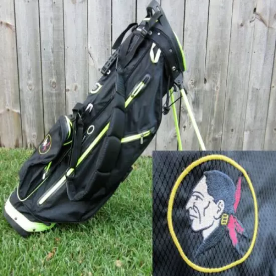 SEMINOLE GOLF CLUB - Sun Mountain Carry/Stand Bag (Black) Rare! H2No Waterproof 