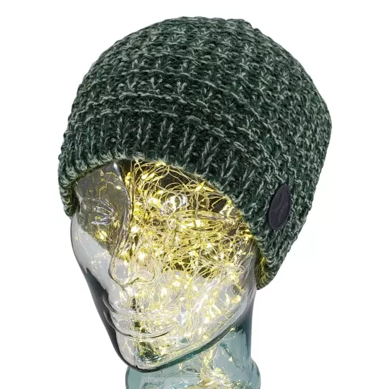 Hurley Hat Beanie Adult Prospect Beanie Marled Yarn Vintage Green Outdoor Fall