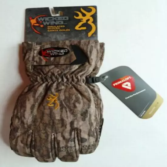 New Men`s Browning Wicked Wing PrimaLoft Insulated Gloves MSRP$100