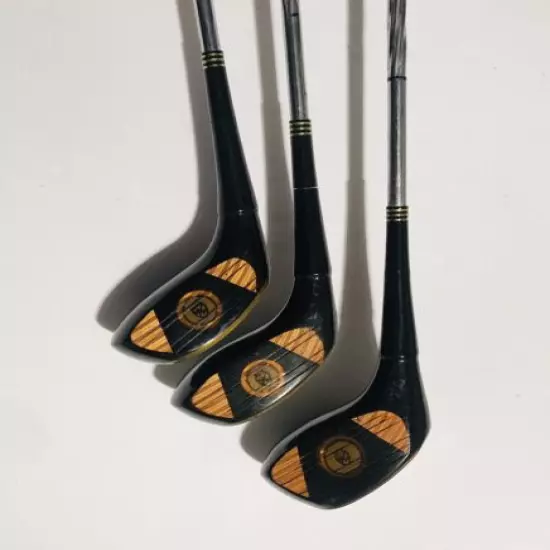 Walter Hagen UltraDyne II 1 3 5 Strata Bloc Wood Set Steel Twist Shafts RH