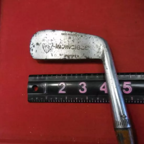 RH Hickory Shaft Golf Club Invincible Putter