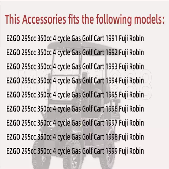 Engine Breather Gasket and Seal Kit For EZGO 295cc / 350cc Golf Cart Fuji Robin