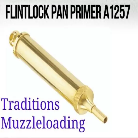 Traditions Flintlock Pan Primer 3 grains per Push Lanyard Tab 80 gr Capacity #26