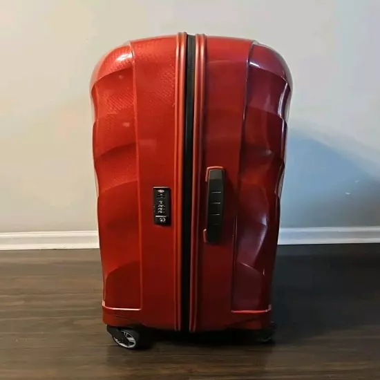 Samsonite Black Label Cosmolite 3.0 34" Extra Large XL Spinner Check Luggage Red