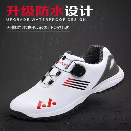 Waterproof Training Golf Shoes Men's Golf Walking Shoes Comfortable Sneakers