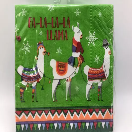 Pier 1 Imports Christmas Holiday Cocktail Party Paper Napkins Set Of 2