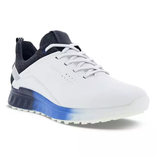 NEW Mens ECCO S-three Golf Shoes White / Black US 9-9.5 EU 43