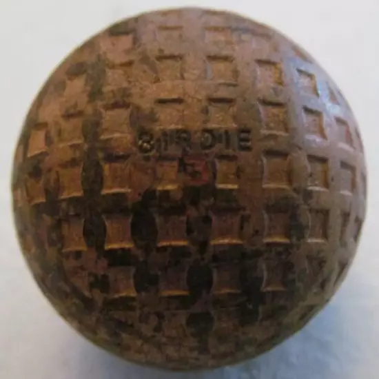 UNIQUE VINTAGE CONCAVE SQUARE MESH GOLF BALL MADE BY ST. MUNGO 