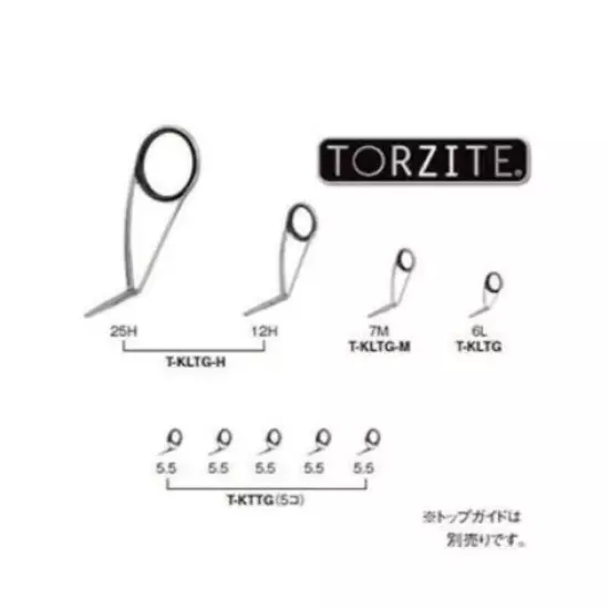 Fuji TKLTG Titanium Torzite KR Concept Guide Set (25H9) Brand New 