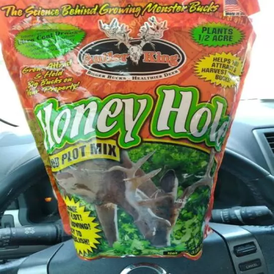 Antler King Food Plot Seed Honey Hole 1/2 Acre Plant New Sealed Free Ship 