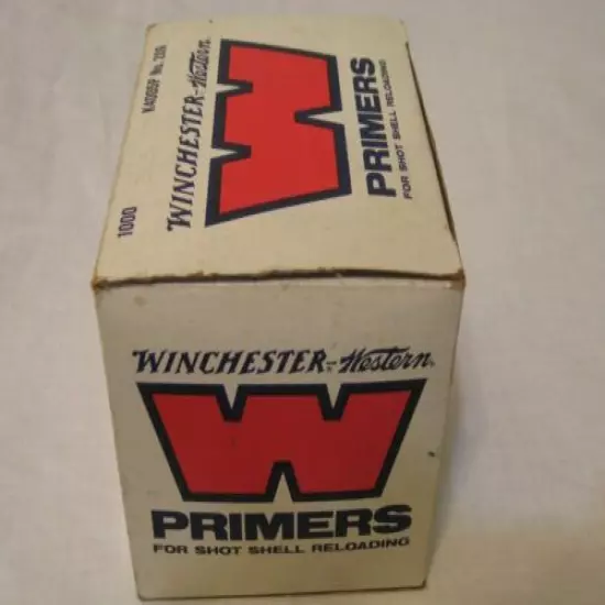 Winchester Western Vintage Primer Box ~ Empty, big box, held 1000 primers