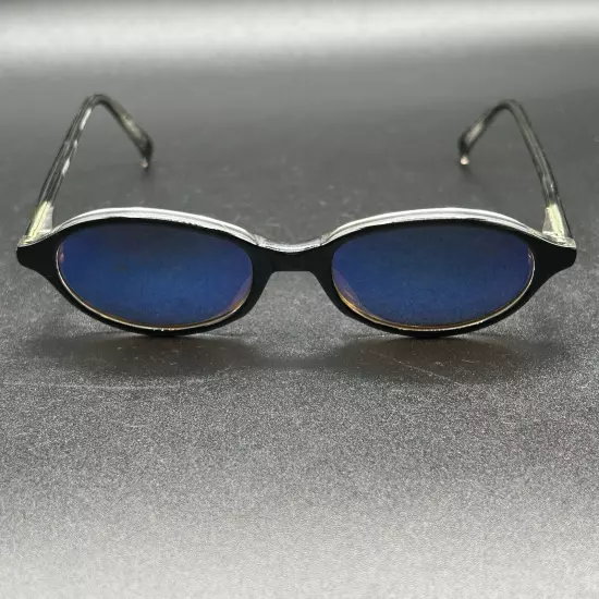 Revo 1118/061 VTG Sunglasses Black Flex Reflective France Used w/ Case