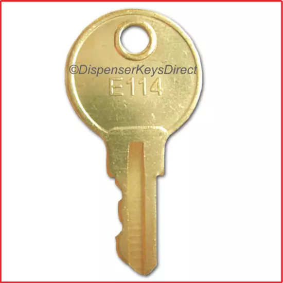 ASI - "E114" Key for Paper Towel, Toilet Tissue & Soap Dispensers - (4/pk.)