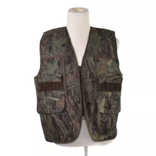 Vintage Winchester Camouflage Hunting Vest Ammo Pockets Men Size medium