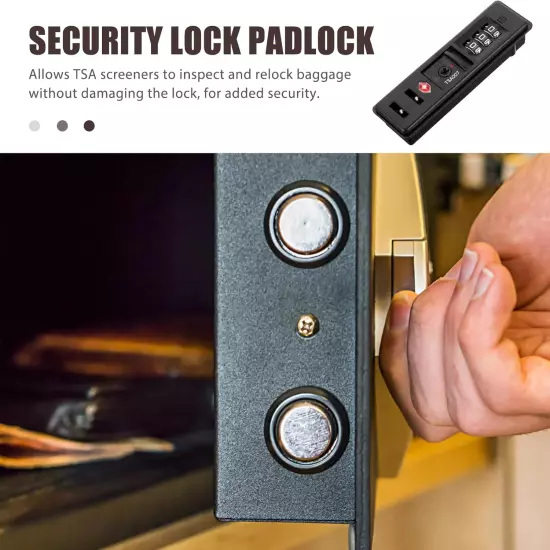 Luggage Locks, 3 Digits Combination Lock Travel Suitcase Lock Authentication Pas