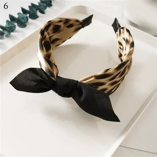 Women Headband Boho Floral Alice Band Fashion Twist Knot Headbands Soft Hairband