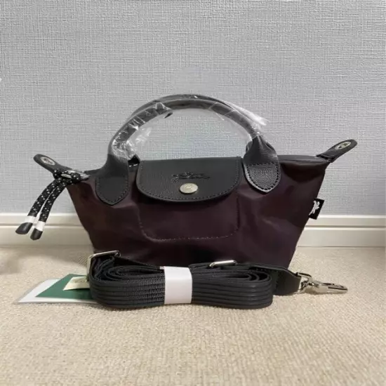 Longchamp Le Pliage ENERGY Shoulder Bag Coffee Brown XS New 4