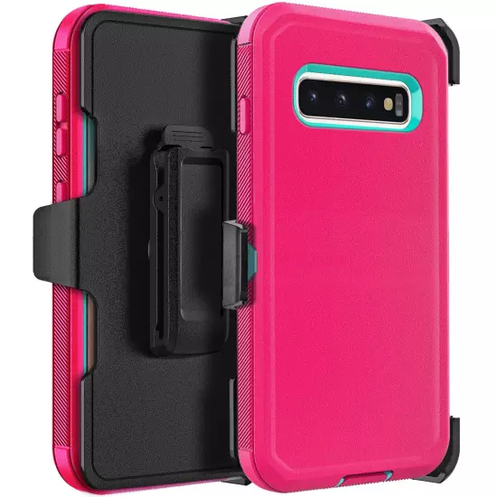 For Samsung Galaxy S10/S10+/S10e Heavy Duty Shockproof Case Cover + Belt Clip