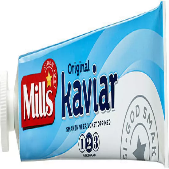 Norwegian "Mills Kaviar" tube 185 gr. The original caviar from Norway since 1952