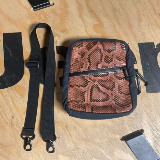 New SCARS Goruck GRenade Brown Cognac Python Snake Skin Strap Patch Interior