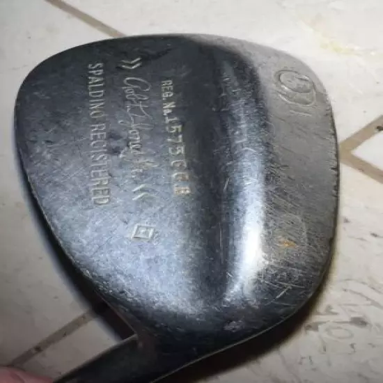 Robert Jones, Jr. Spalding Autograph 9 Iron - Has fish scale grooving