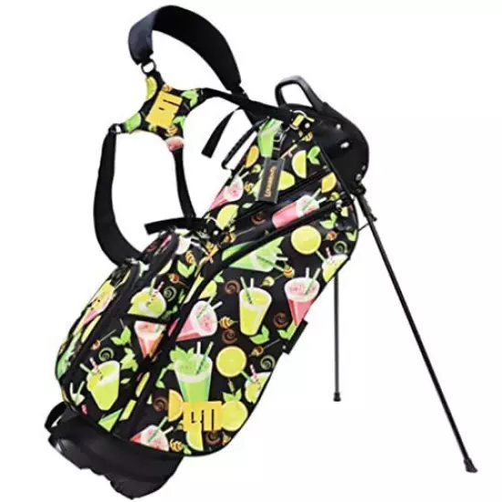 LOUDMOUTH GOLF [2021 Spring / Daiquiri_Black] Stand Bag 2021 Model LM-CB0010