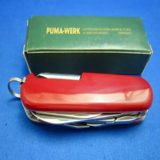 PUMA OFFIZIERMESSER (Officer's Knife) 94477-3601 Made In Germany MINT CONDITION