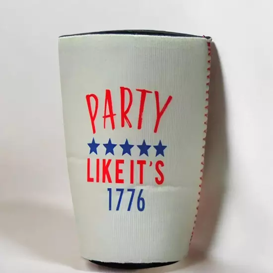 Bottle Can Sleeve Collapsible Can Coozie July 4th Independence Day