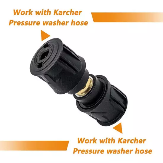 High Pressure Washer Quick Release Adaptor Hose To Hose Connector Extension