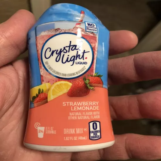 (12) Crystal light strawberry lemonade drink mix