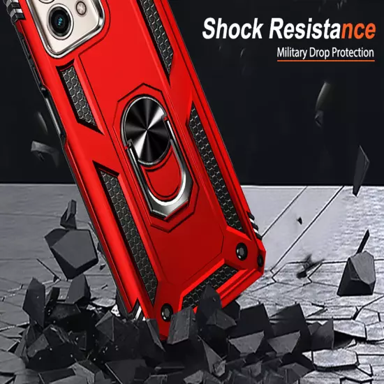 For Motorola Moto G 5G 2024 2023 2022 Case Phone Cover Shockproof+Tempered Glass