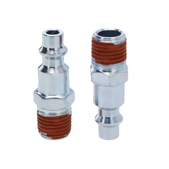 Handy 1/4 NPT Male Air Hose Adapter Connector for Pneumatic Tools (Set of 2)