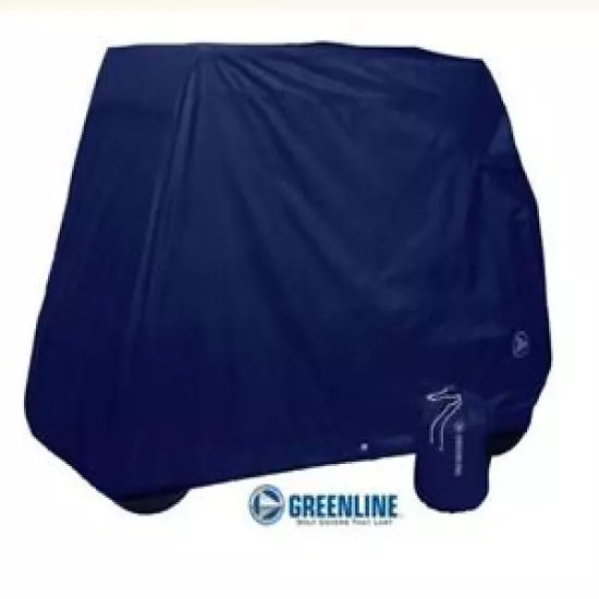 Universal Slip-On 2 Passenger Golf Car Cart Cover Navy Blue