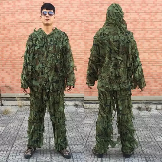 3D Army Ghillie Suit Airsoft Sniper Tactical Hunting Suit/ Hunting Clothing