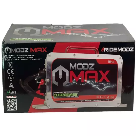 Club Car "MODZ" Max48 15 AMP Battery Charger for 48Volt Golf Carts