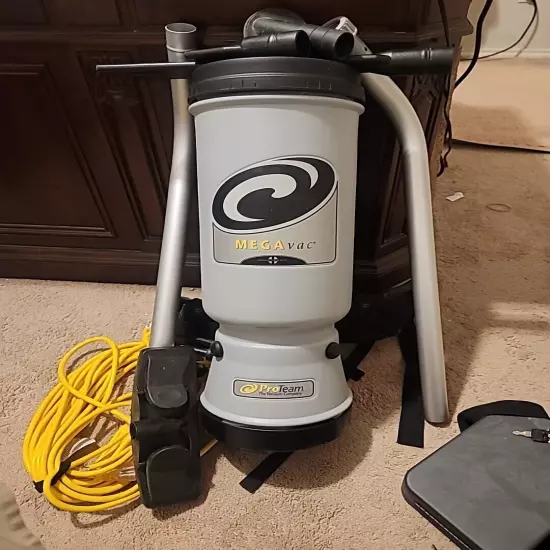 ProTeam MegaVac Backpack Vacuum With Blower/Hard Surface Kit