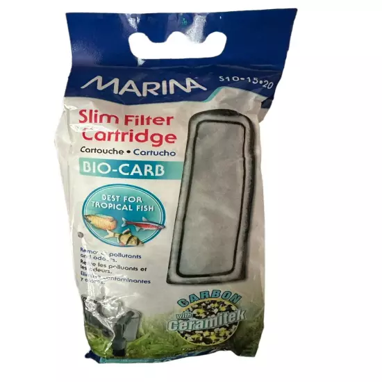 Marina Slim Filter Bio-Carb S10/15/20 Lot of 24 Filters 8 Packs of 3